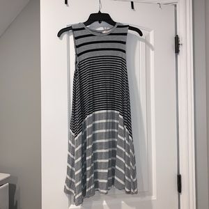 American Eagle Striped Sleeveless Summer Dress